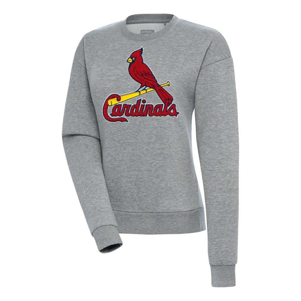 St. Louis Cardinals Antigua Women's Victory Chenille Pullover Sweatshirt | MLB Near me