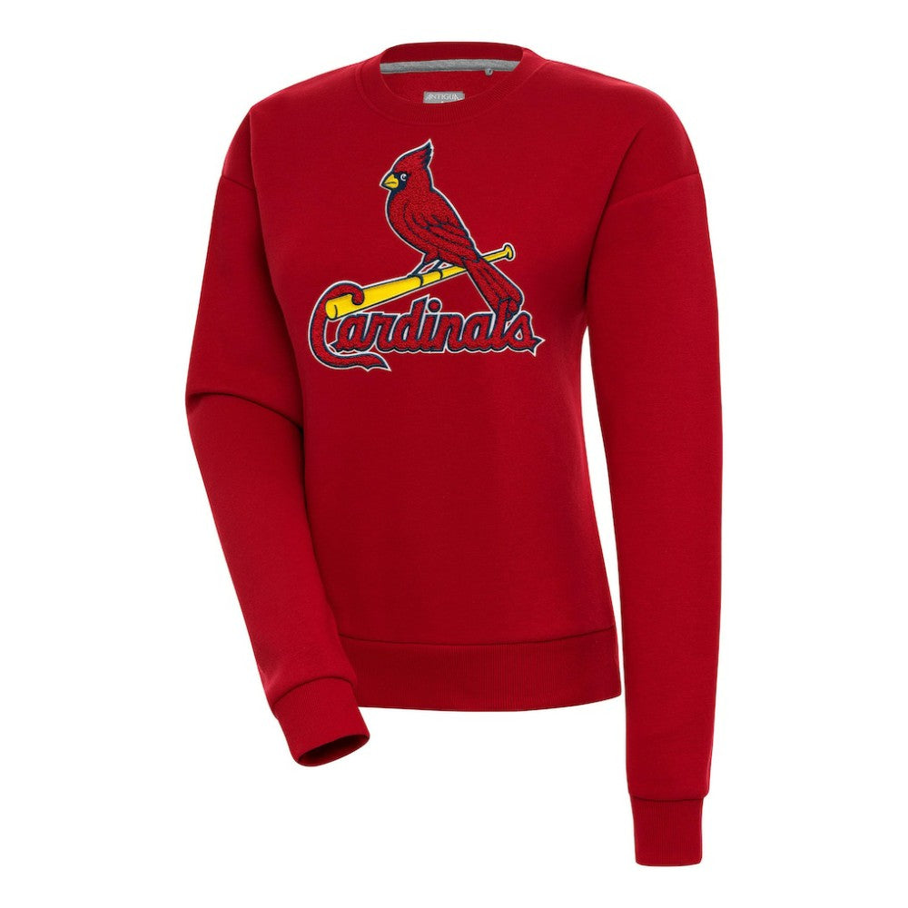 St. Louis Cardinals Antigua Women's Victory Chenille Pullover Sweatshirt | MLB For sale