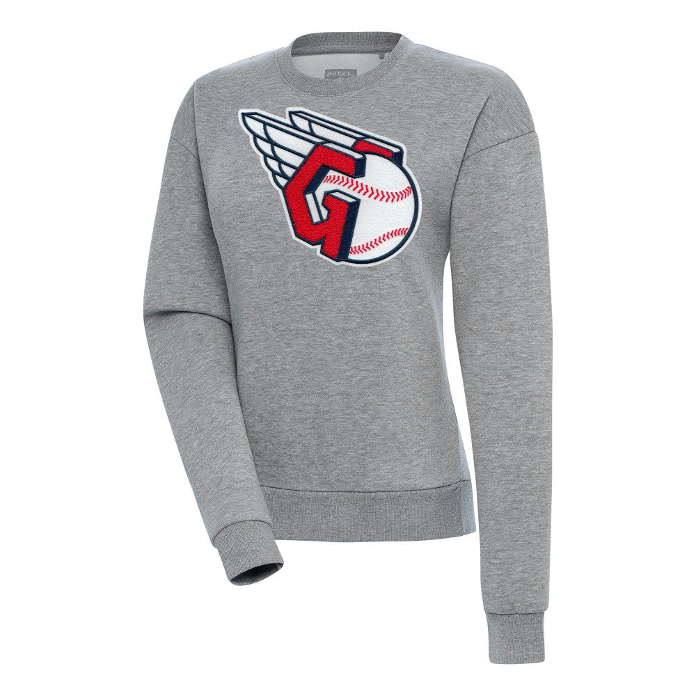 Cleveland Guardians Antigua Women's Victory Chenille Pullover Sweatshirt | MLB Shop