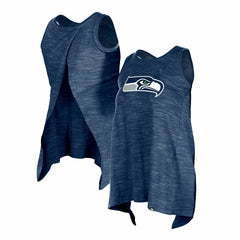 Seattle Seahawks New Era Women's Plus Size Space Dye Active Tank Top