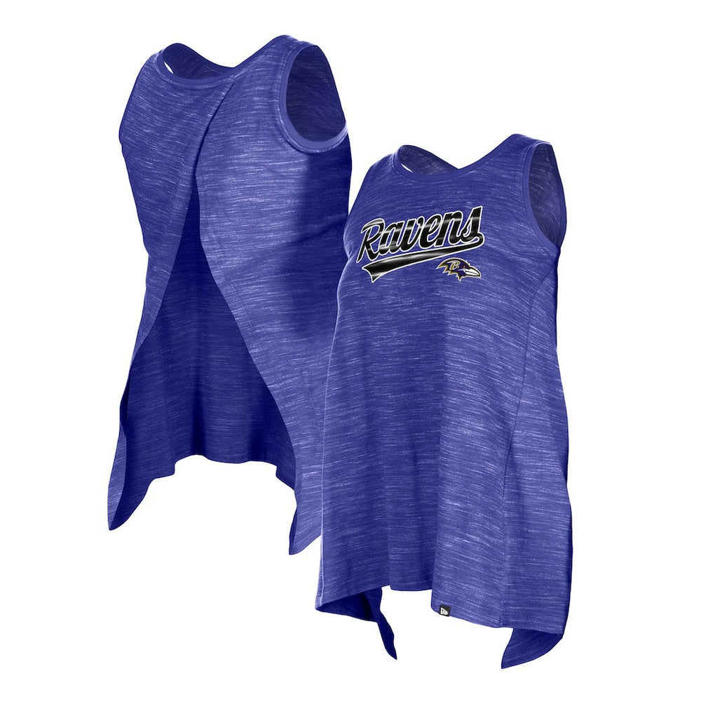 Baltimore Ravens New Era Women's Space Dye Active Tank Top