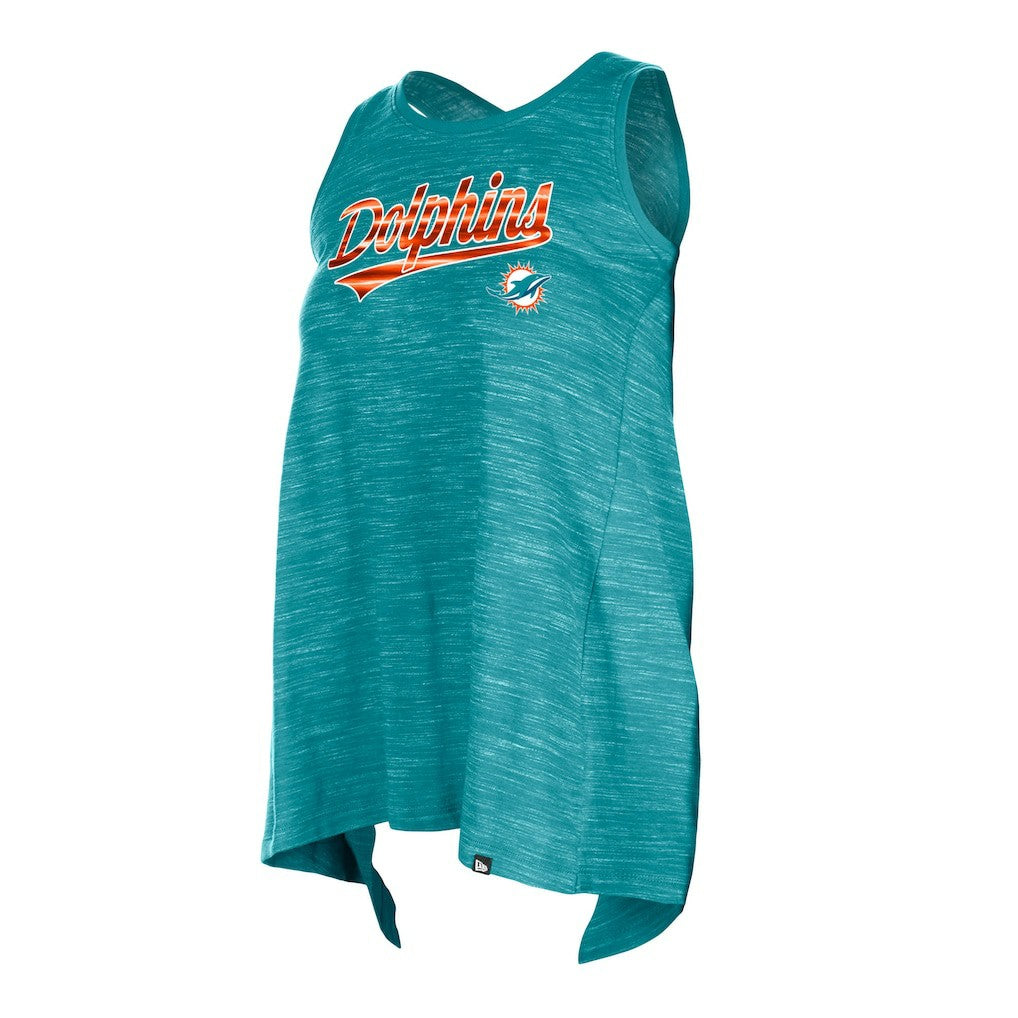 Miami Dolphins New Era Women's Space Dye Active Tank Top