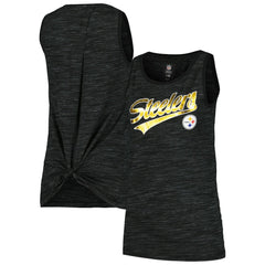 Pittsburgh Steelers New Era Women's Space Dye Active Tank Top