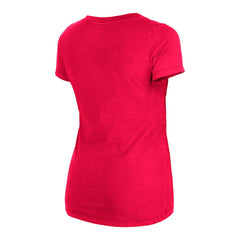San Francisco 49ers New Era Women's Enzyme Wash Low V-Neck T-Shirt