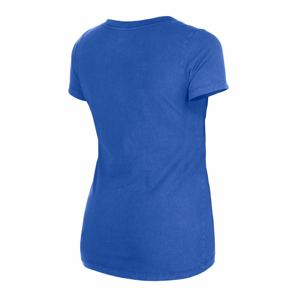 Seattle Seahawks New Era Women's Enzyme Wash Low V-Neck T-Shirt