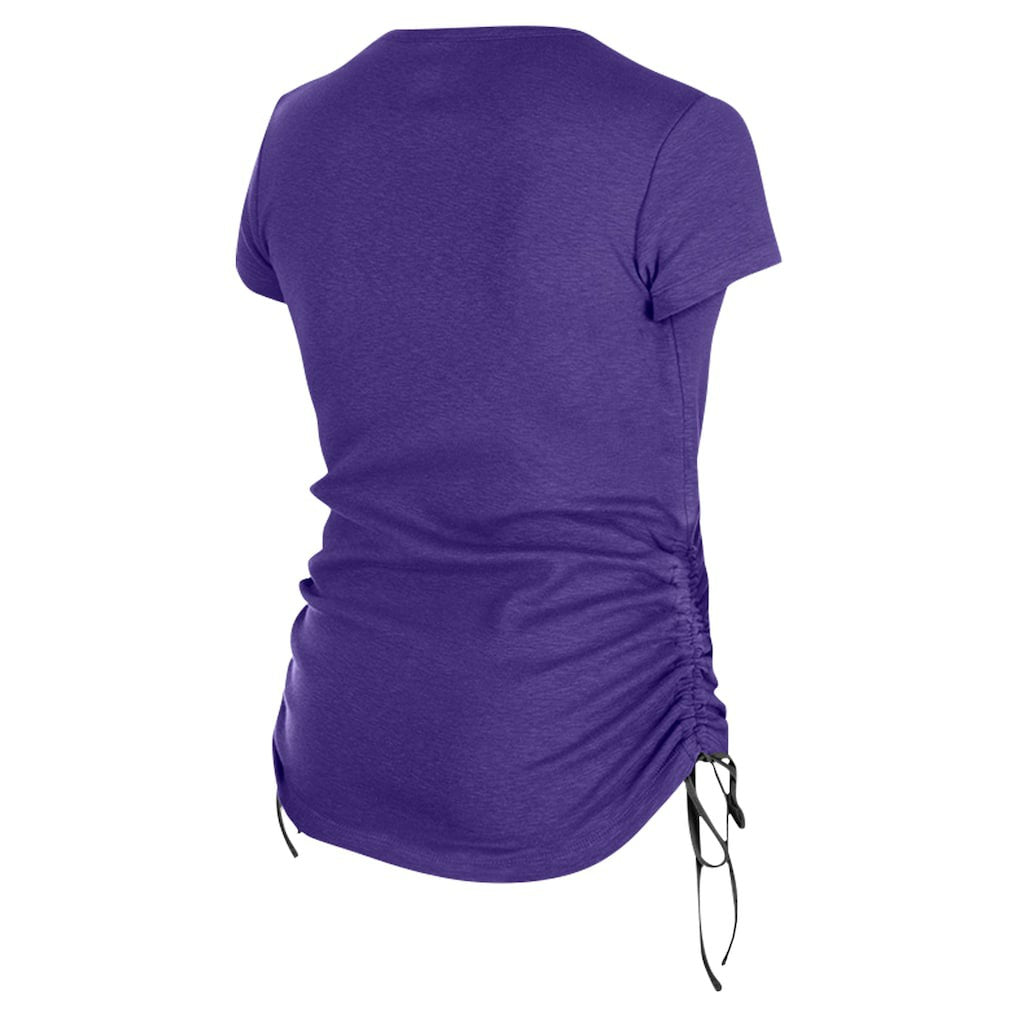 Baltimore Ravens New Era Women's Ruched Side T-Shirt