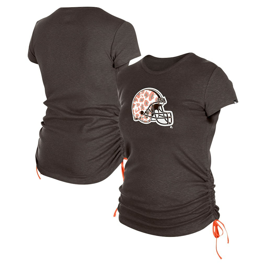 Cleveland Browns New Era Women's Ruched Side T-Shirt
