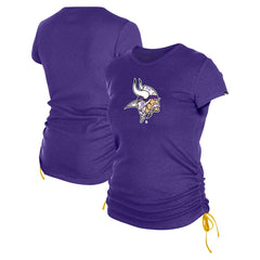 Minnesota Vikings New Era Women's Ruched Side T-Shirt