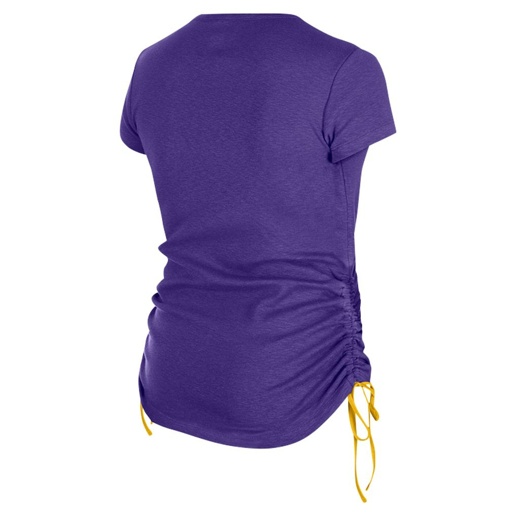 Minnesota Vikings New Era Women's Ruched Side T-Shirt