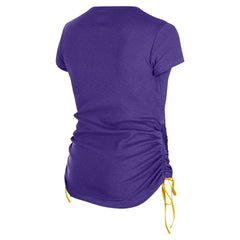 Minnesota Vikings New Era Women's Ruched Side T-Shirt