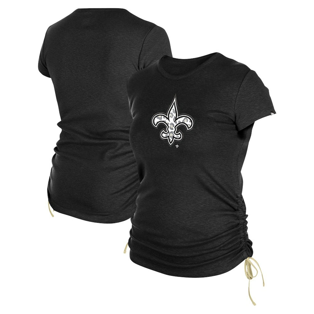 New Orleans Saints New Era Women's Ruched Side T-Shirt