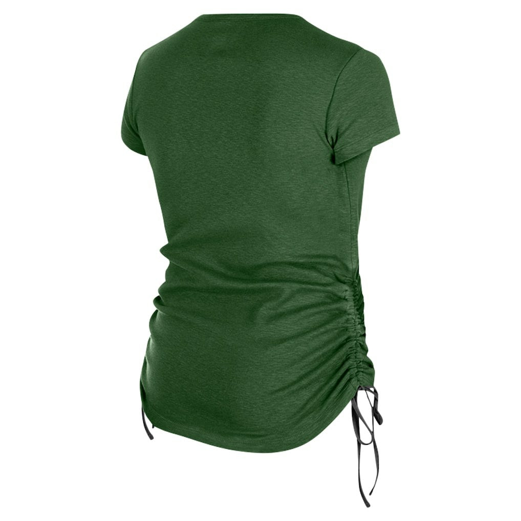New York Jets New Era Women's Ruched Side T-Shirt