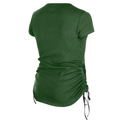 New York Jets New Era Women's Ruched Side T-Shirt