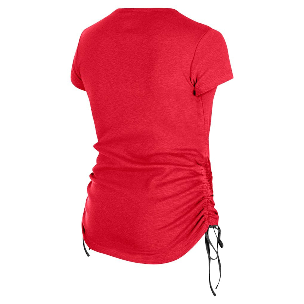San Francisco 49ers New Era Women's Ruched Side T-Shirt