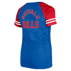 Buffalo Bills New Era Women's Lace-Up Raglan T-Shirt