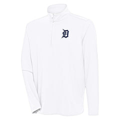 Detroit Tigers Antigua Hunk Quarter-Zip Pullover Top | MLB US