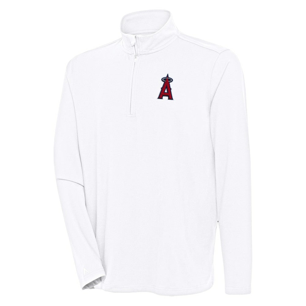 Los Angeles Angels Antigua Hunk Quarter-Zip Pullover Top | MLB Online