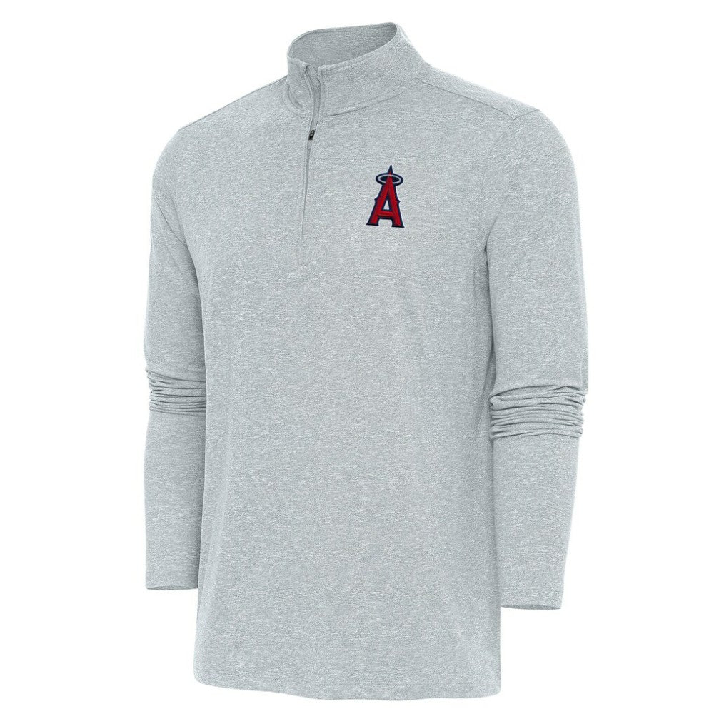 Los Angeles Angels Antigua Hunk Quarter-Zip Pullover Top | MLB New