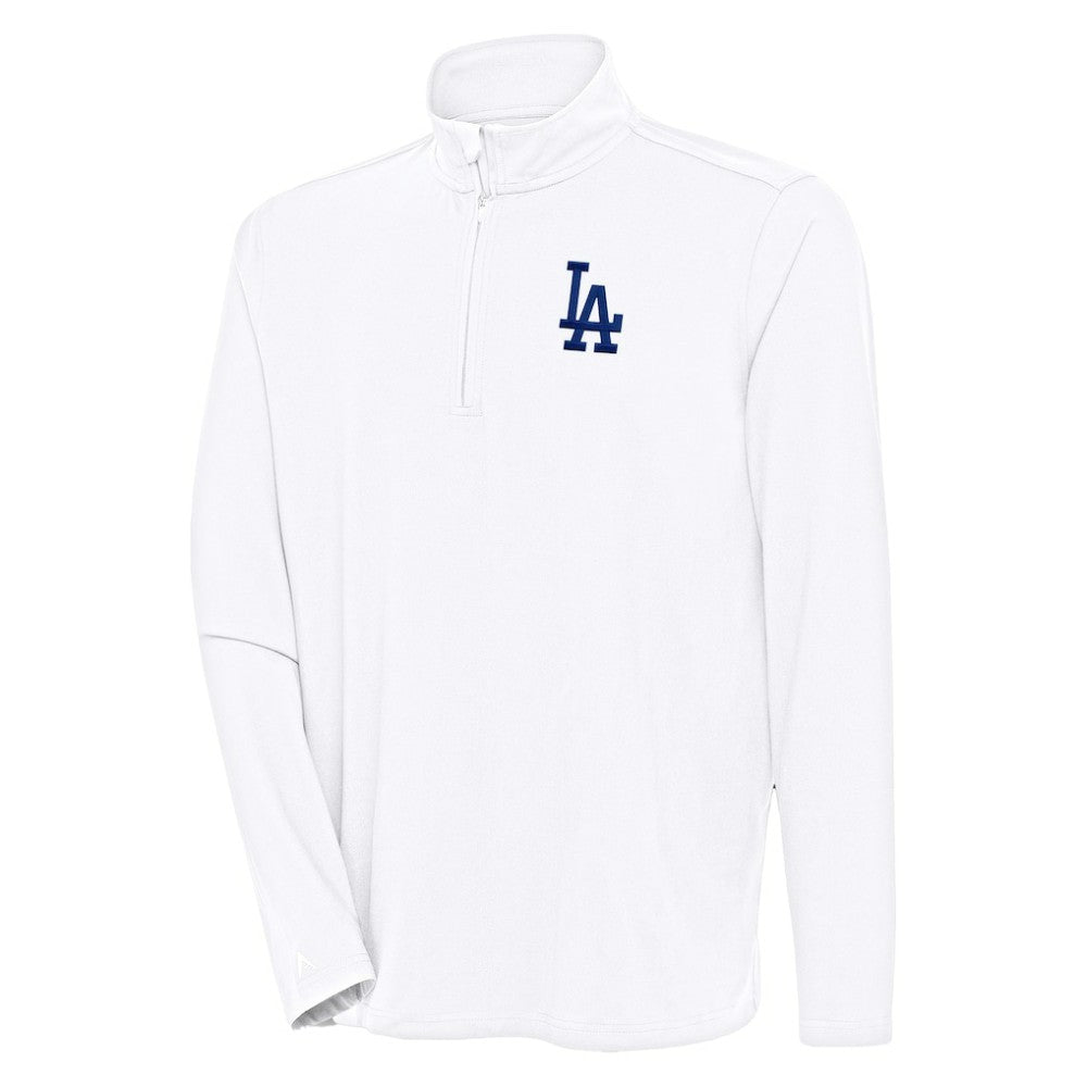 Los Angeles Dodgers Antigua Hunk Quarter-Zip Pullover Top | MLB On Sale