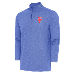 New York Mets Antigua Hunk Quarter-Zip Pullover Top | MLB On Sale
