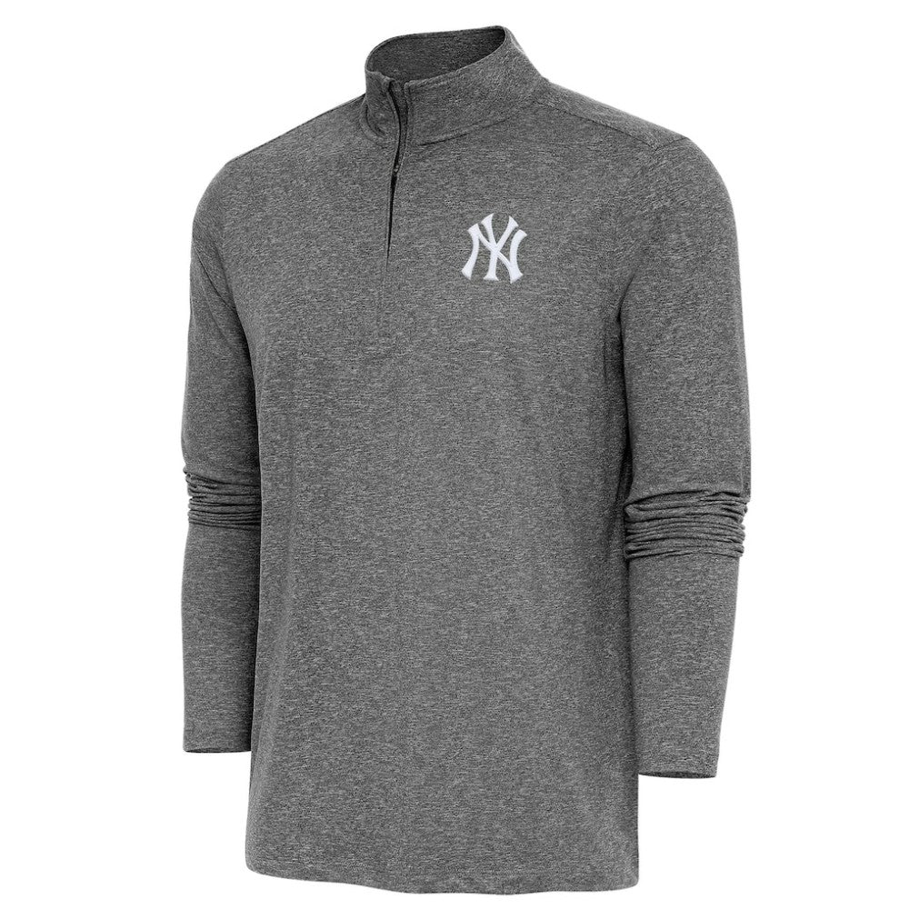 New York Yankees Antigua Hunk Quarter-Zip Pullover Top | MLB Discount