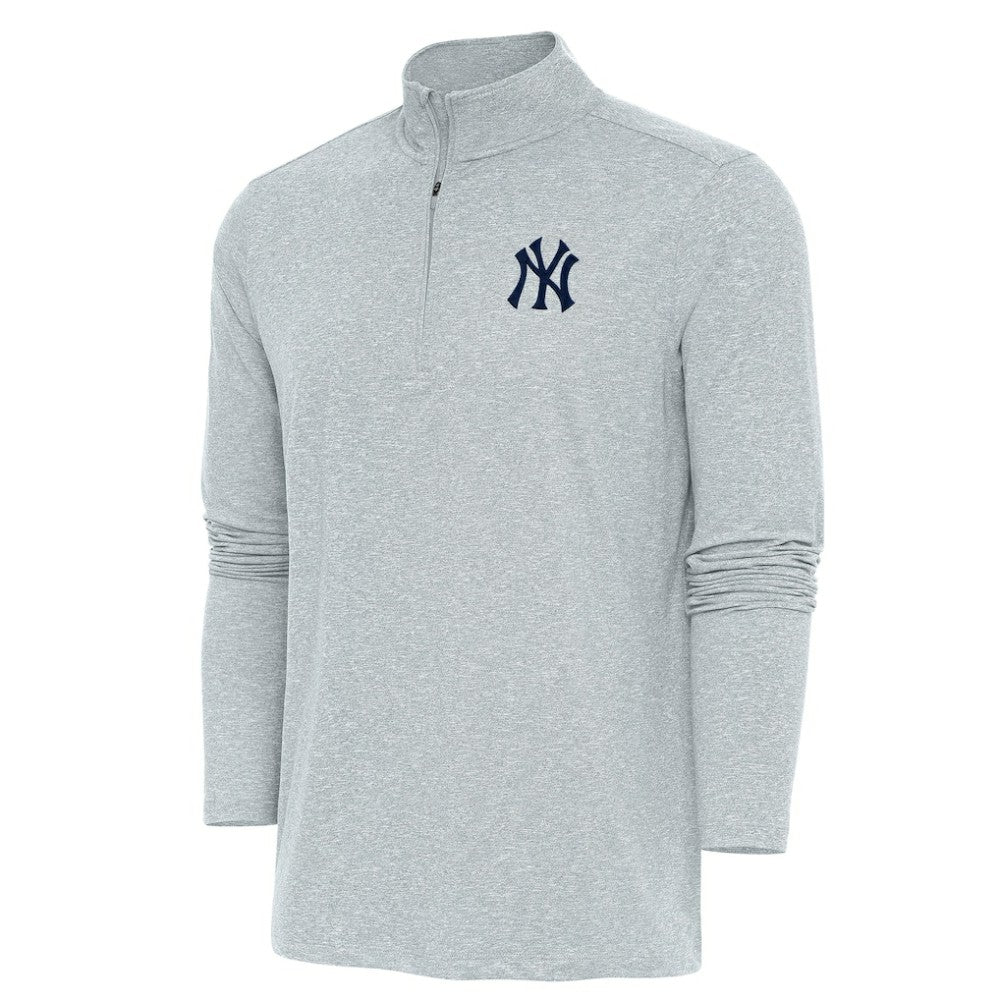 New York Yankees Antigua Hunk Quarter-Zip Pullover Top | MLB New