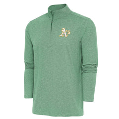 Athletics Antigua Hunk Quarter-Zip Pullover Top | MLB Near me