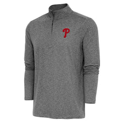 Philadelphia Phillies Antigua Hunk Quarter-Zip Pullover Top | MLB For sale