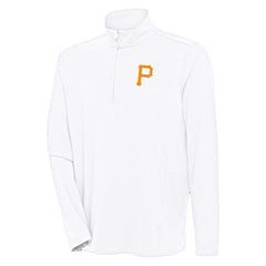 Pittsburgh Pirates Antigua Hunk Quarter-Zip Pullover Top | MLB On Sale