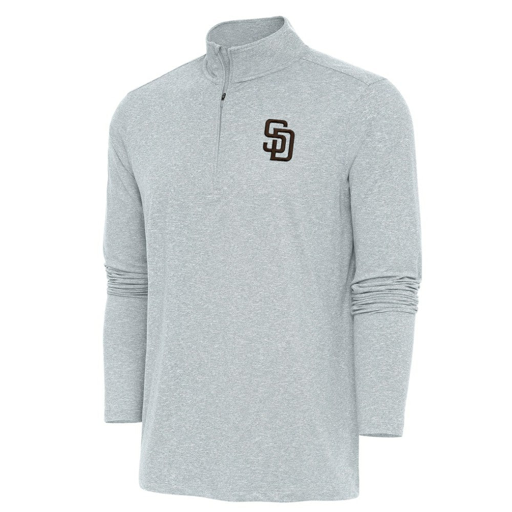 San Diego Padres Antigua Hunk Quarter-Zip Pullover Top | MLB Sale