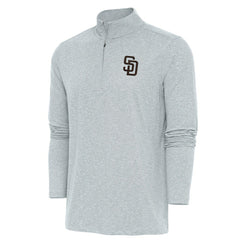 San Diego Padres Antigua Hunk Quarter-Zip Pullover Top | MLB Sale