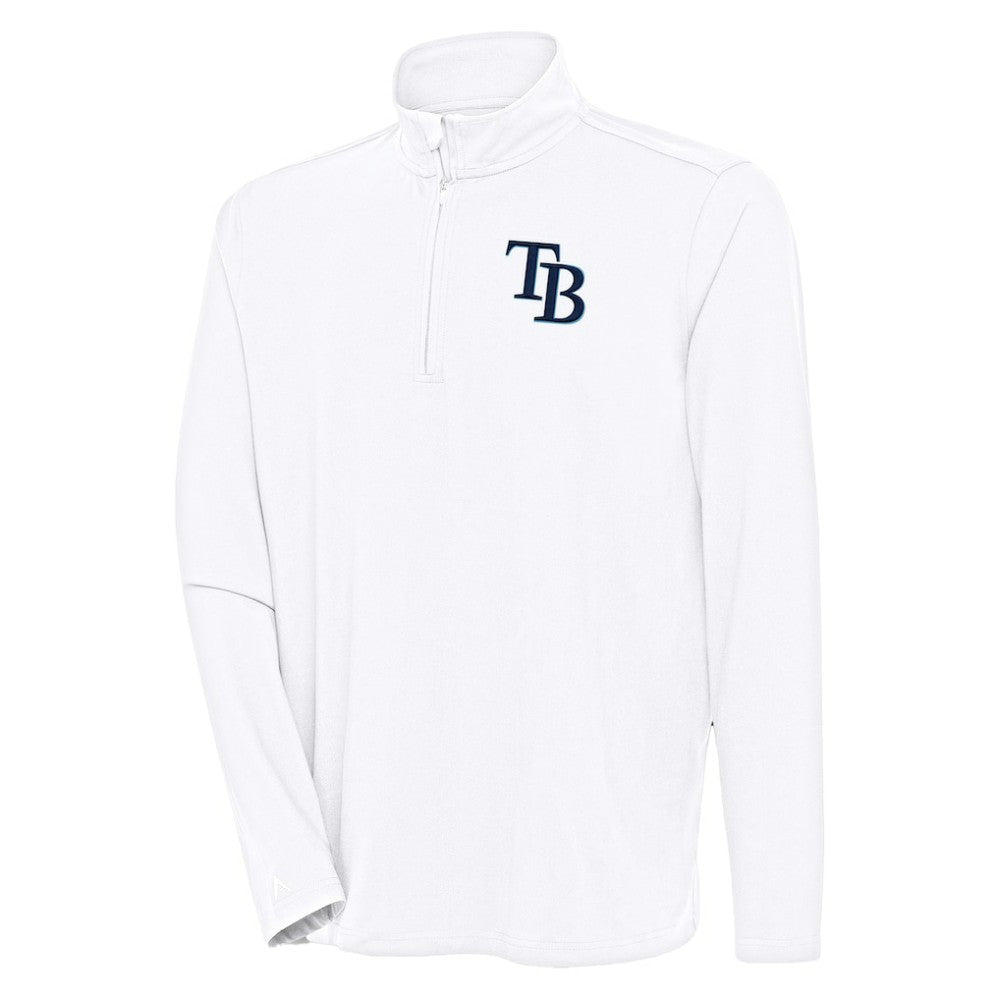 Tampa Bay Rays Antigua Hunk Quarter-Zip Pullover Top | MLB On Sale