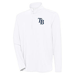 Tampa Bay Rays Antigua Hunk Quarter-Zip Pullover Top | MLB On Sale
