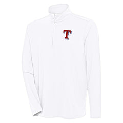 Texas Rangers Antigua Hunk Quarter-Zip Pullover Top | MLB Online