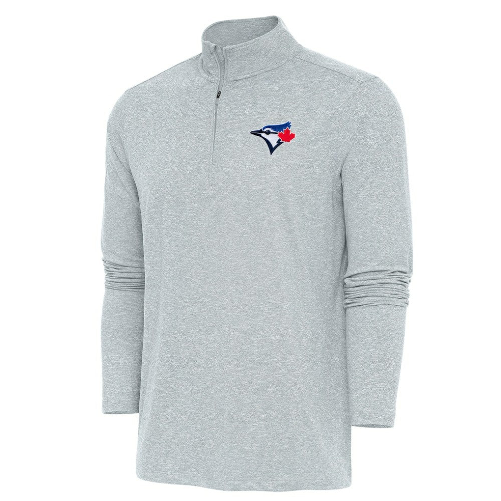 Toronto Blue Jays Antigua Hunk Quarter-Zip Pullover Top | MLB Shop