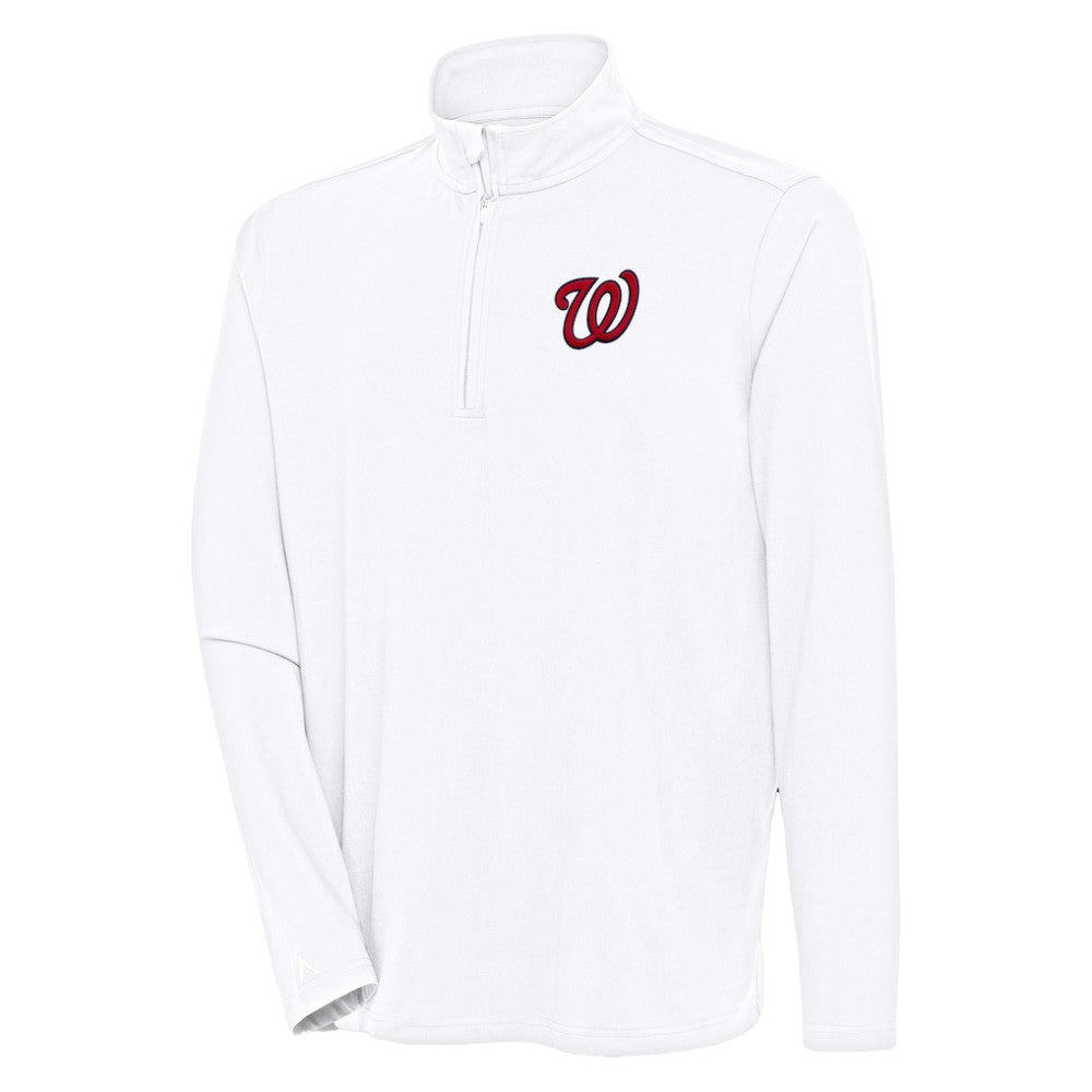 Washington Nationals Antigua Hunk Quarter-Zip Pullover Top | MLB Near me