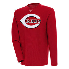 Cincinnati Reds Antigua Flier Bunker Pullover Sweatshirt | MLB For sale