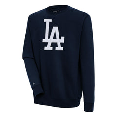 Los Angeles Dodgers Antigua Victory Crewneck Chenille Pullover Sweatshirt | MLB Online