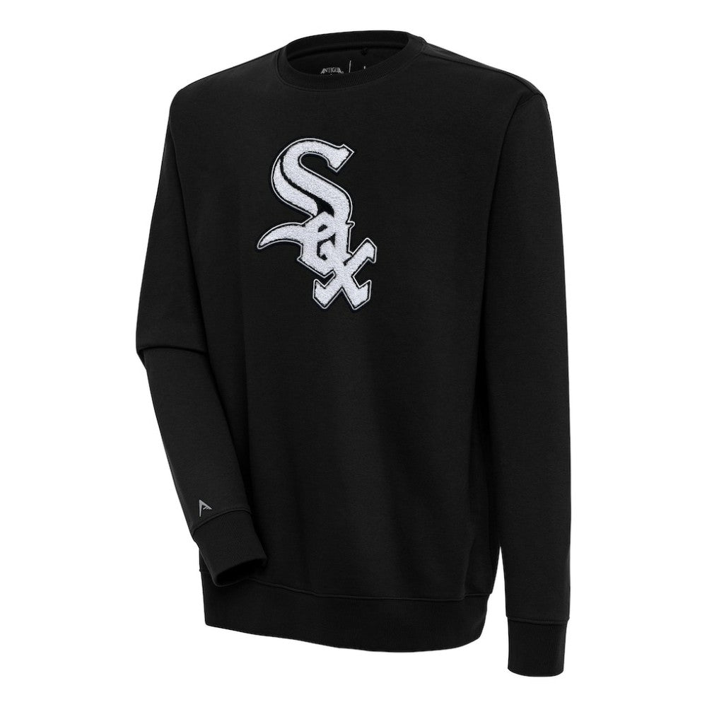Chicago White Sox Antigua Victory Crewneck Chenille Pullover Sweatshirt | MLB Discount