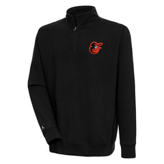 Baltimore Orioles Antigua Victory Quarter-Zip Pullover Top | MLB On Sale