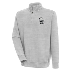 Colorado Rockies Antigua Victory Quarter-Zip Pullover Top | MLB On Sale