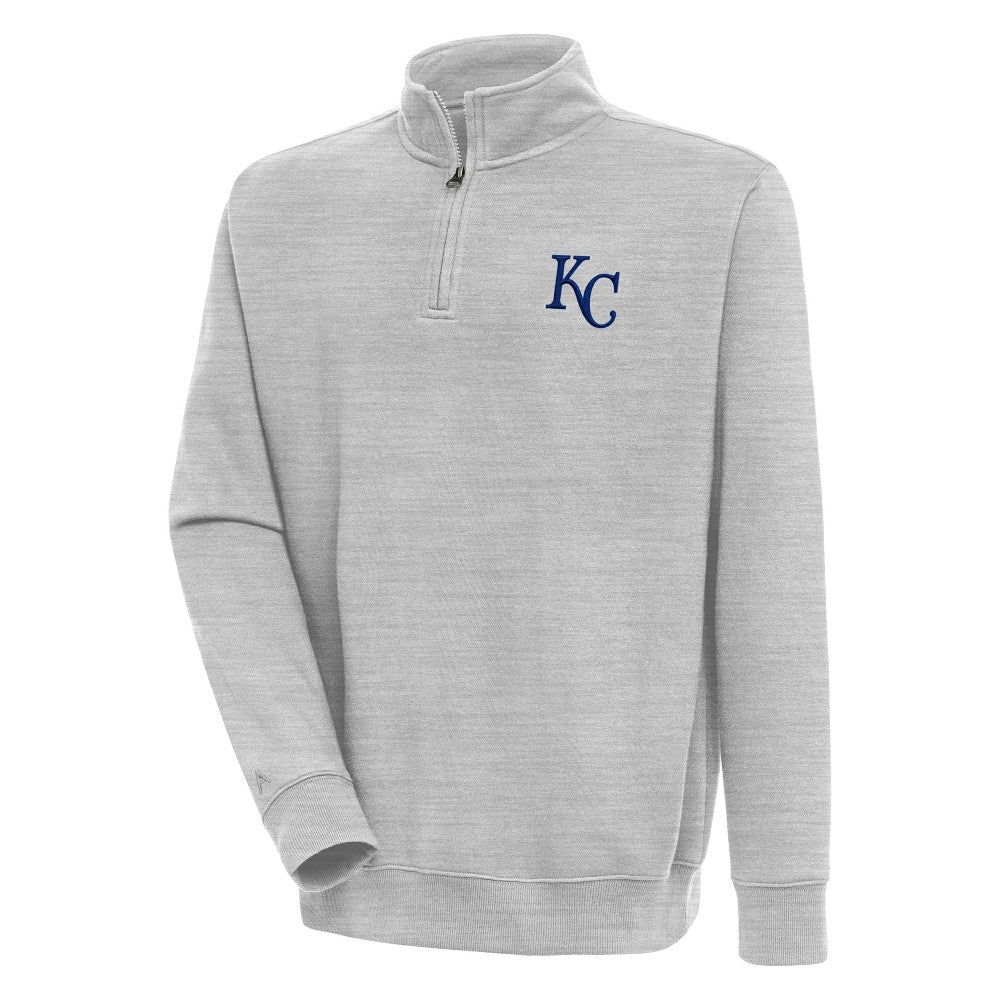Kansas City Royals Antigua Victory Quarter-Zip Pullover Top | MLB Outlet