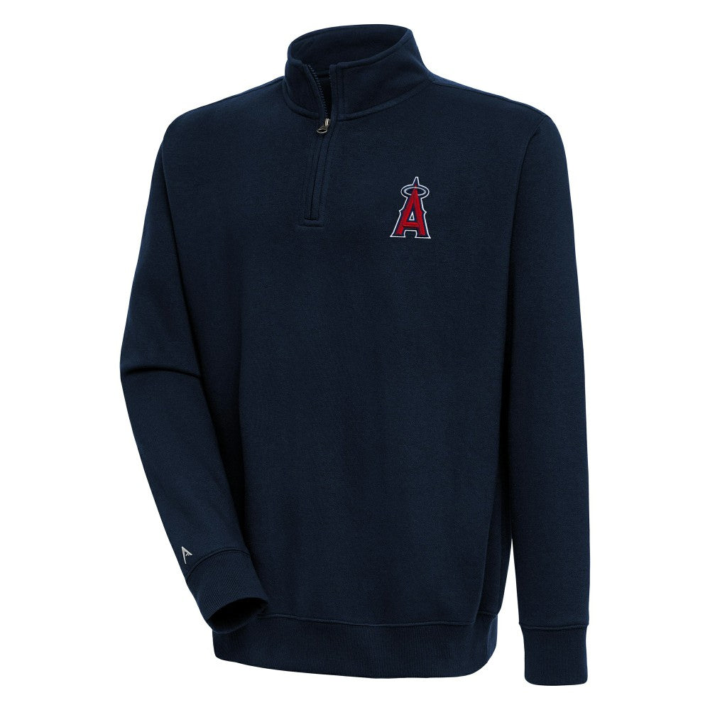 Los Angeles Angels Antigua Victory Quarter-Zip Pullover Top | MLB Sale