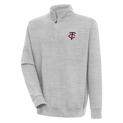Minnesota Twins Antigua Victory Quarter-Zip Pullover Top | MLB Discount