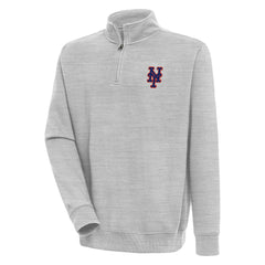 New York Mets Antigua Victory Quarter-Zip Pullover Top | MLB US