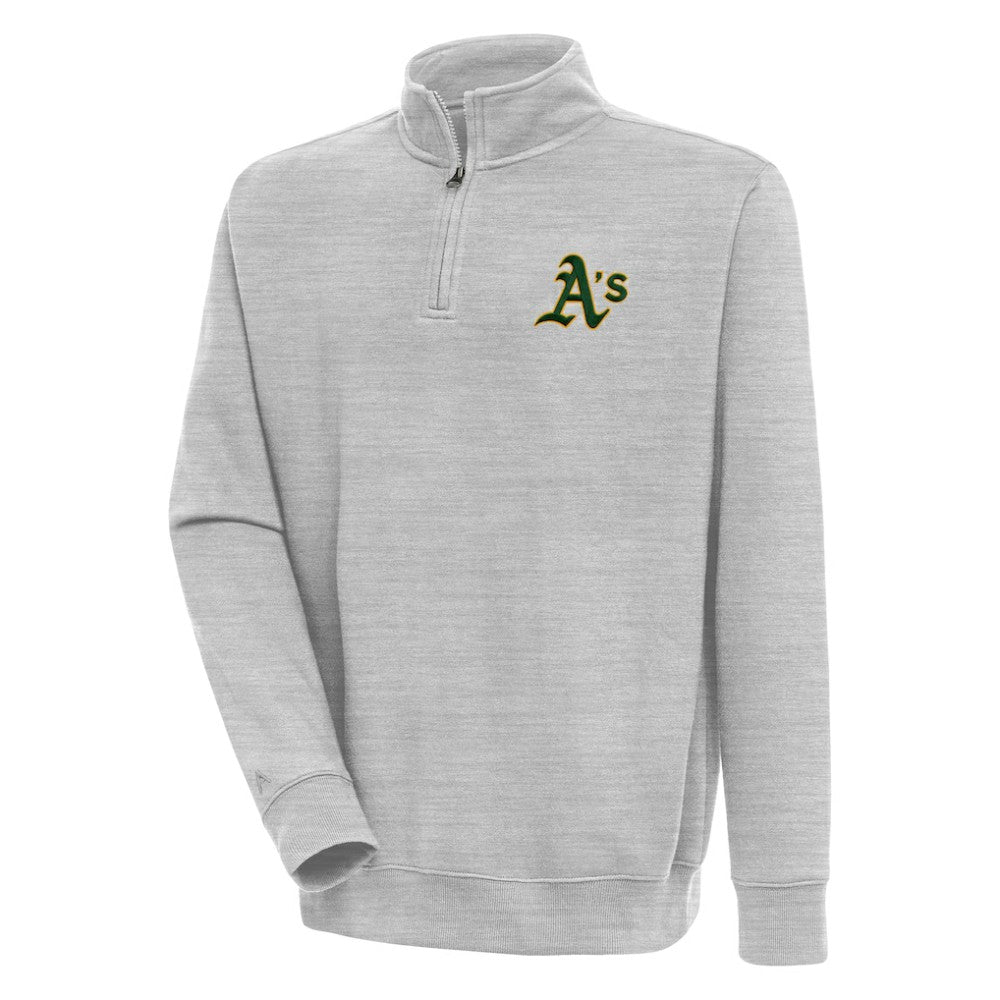 Athletics Antigua Victory Quarter-Zip Pullover Top | MLB Discount