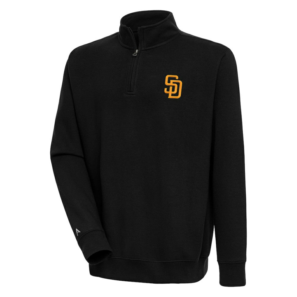 San Diego Padres Antigua Victory Quarter-Zip Pullover Top | MLB Sale