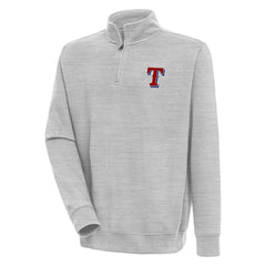 Texas Rangers Antigua Victory Quarter-Zip Pullover Top | MLB New