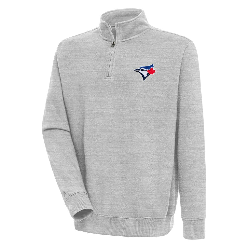 Toronto Blue Jays Antigua Victory Quarter-Zip Pullover Top | MLB New