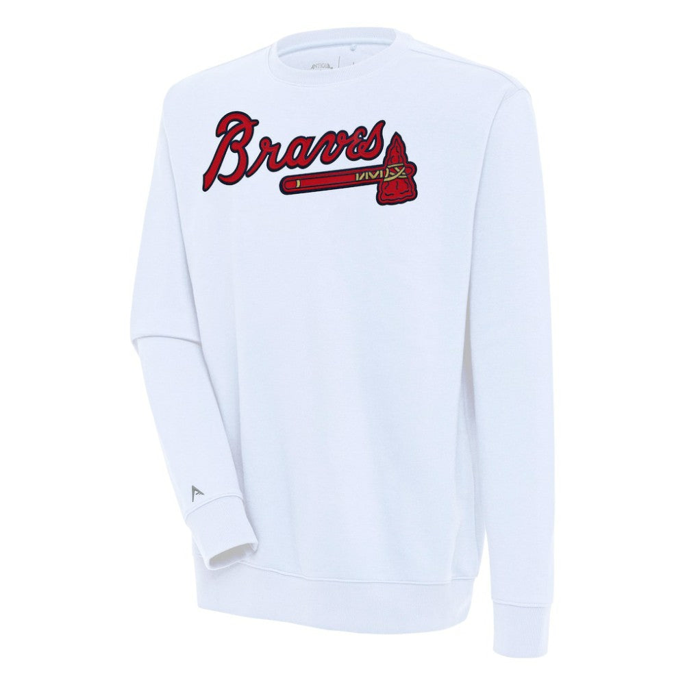 Atlanta Braves Antigua Victory Pullover Sweatshirt | MLB New